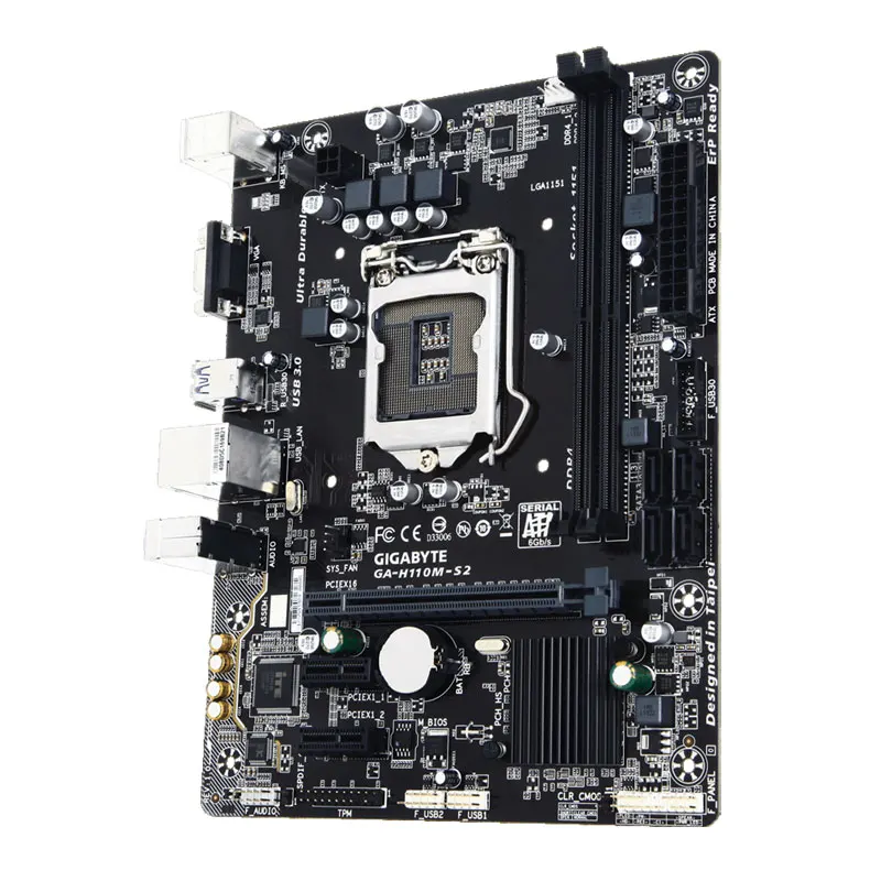 Полностью новая Материнская плата Gigabyte GA-H110M-S2 Socket LGA 1151