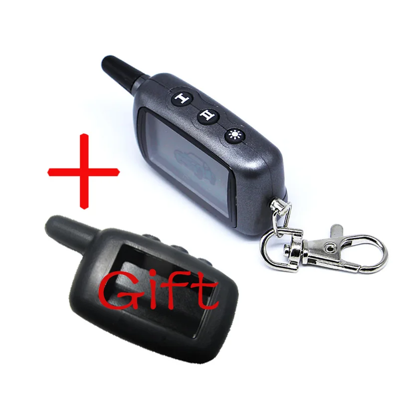

Starline A9 LCD Remote Controller Keychain For Vehicle Security Two Way Car Alarm StarLine A9 Keychain alarm system