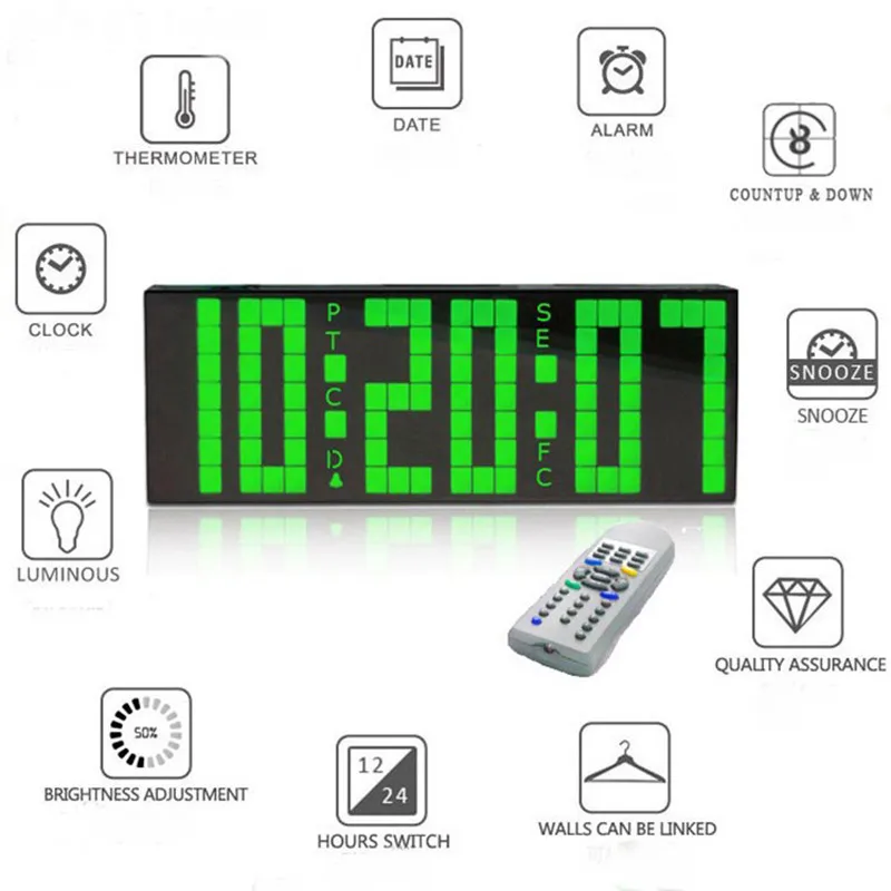 KOSDA светодиодный Будильник лего цифровой будильник для детей Reloj Despertador Wake Up настольные электронные настенные часы