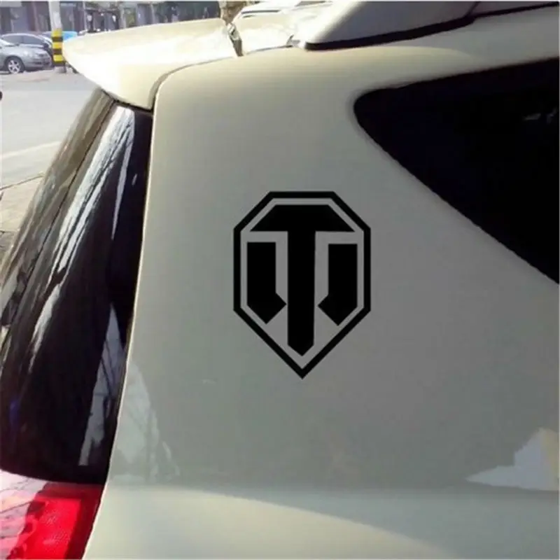 

Vinyl Car sticker World of tanks for Audi BMW TOYOTA laptop pad ipad mac decal car styling Wall stickers Black Reflective Silver