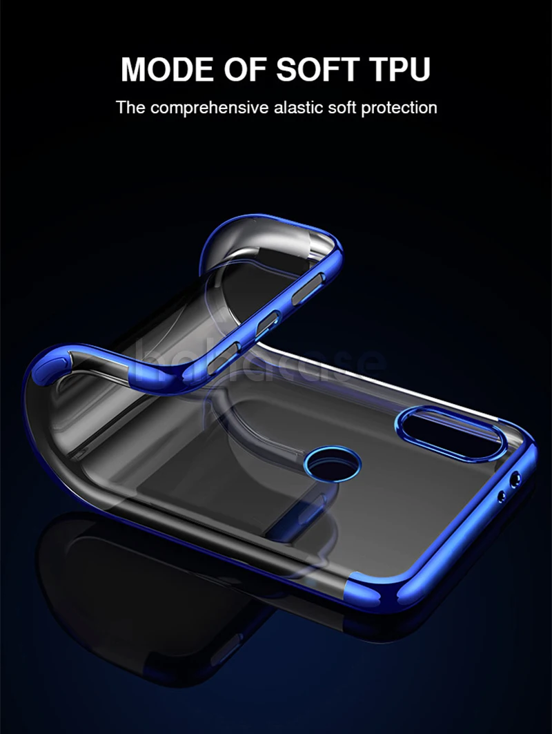 Clearance 500pcs 3 in 1 Soft TPU Eletroplated Cover For Xiaomi Mi CC9 CC9E 9 8 SE Lite 6 6X Mix Max Note 3 F1 Play Clear Protection Case 5