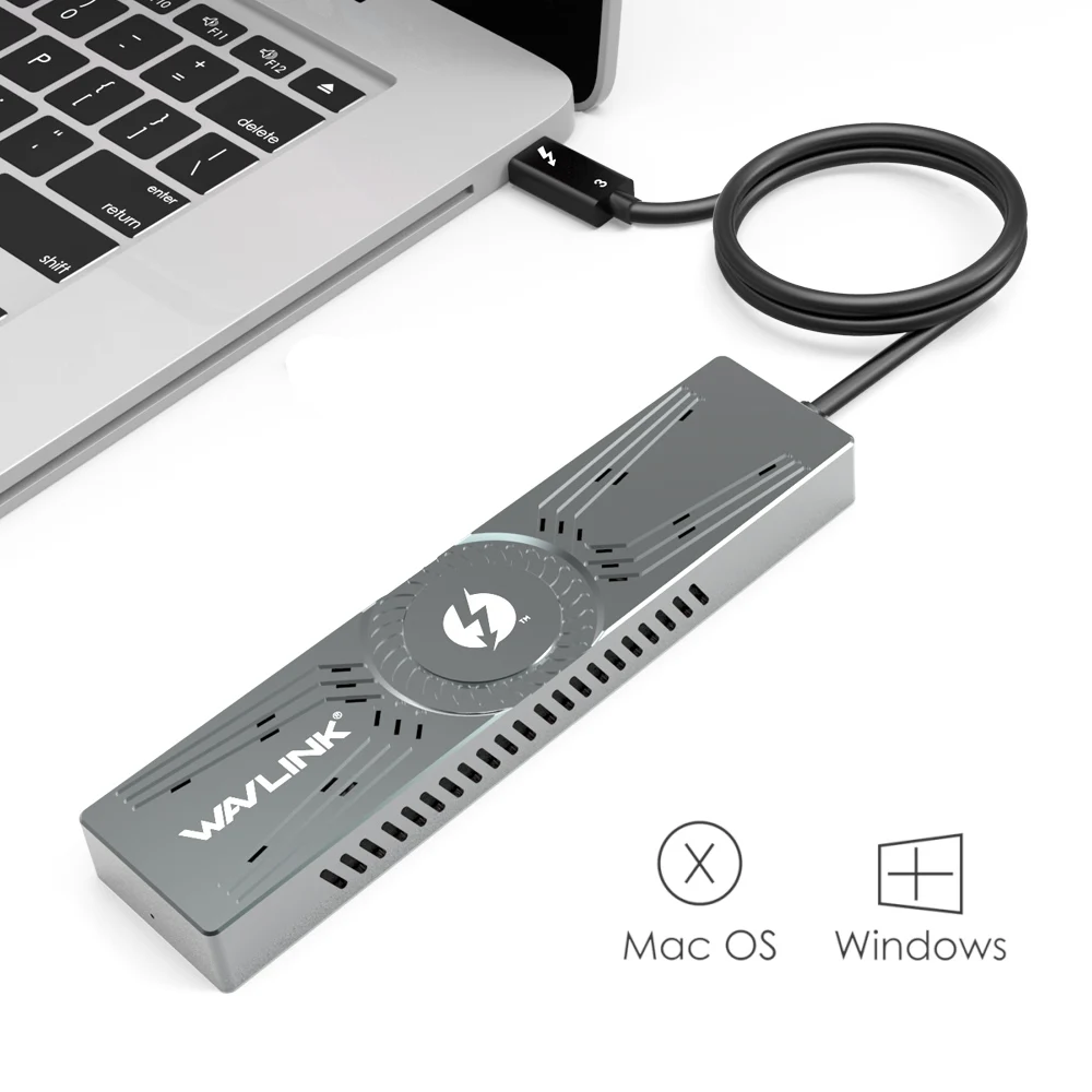 Wavlink Thunderbolt 3 адаптер NVME SSD корпус портативный PCIe NVME SSD жесткий диск внешний жесткий диск Быстрая передача данных