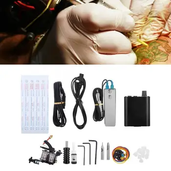 

Starter Tattoo Machine Kit Set Professional 2 Types Tattoo Kit Liner Shader Tattoo Machine Permanent Makeup Power Tattoo Machine
