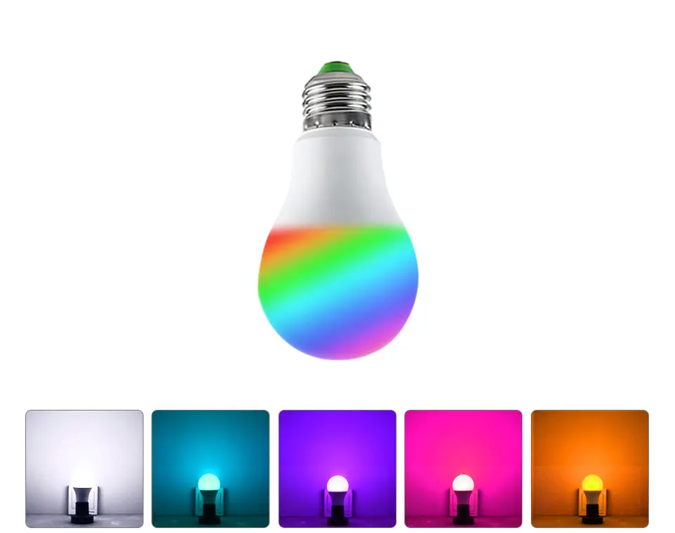 rgb led bulb lamp E27 (3)