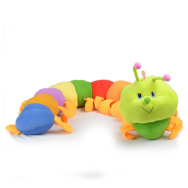 New Hot 50 cm Caterpillar hold pillow Toys Popular Colorful Inchworm Soft Lovely Developmental Toys New Hot 50 cm Caterpillar hold pillow Toys Popular Colorful Inchworm Soft Lovely Developmental Toys