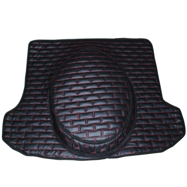 

warehouse after special waterproof high-grade artificial leather trunk mats case for SubaruBRZ