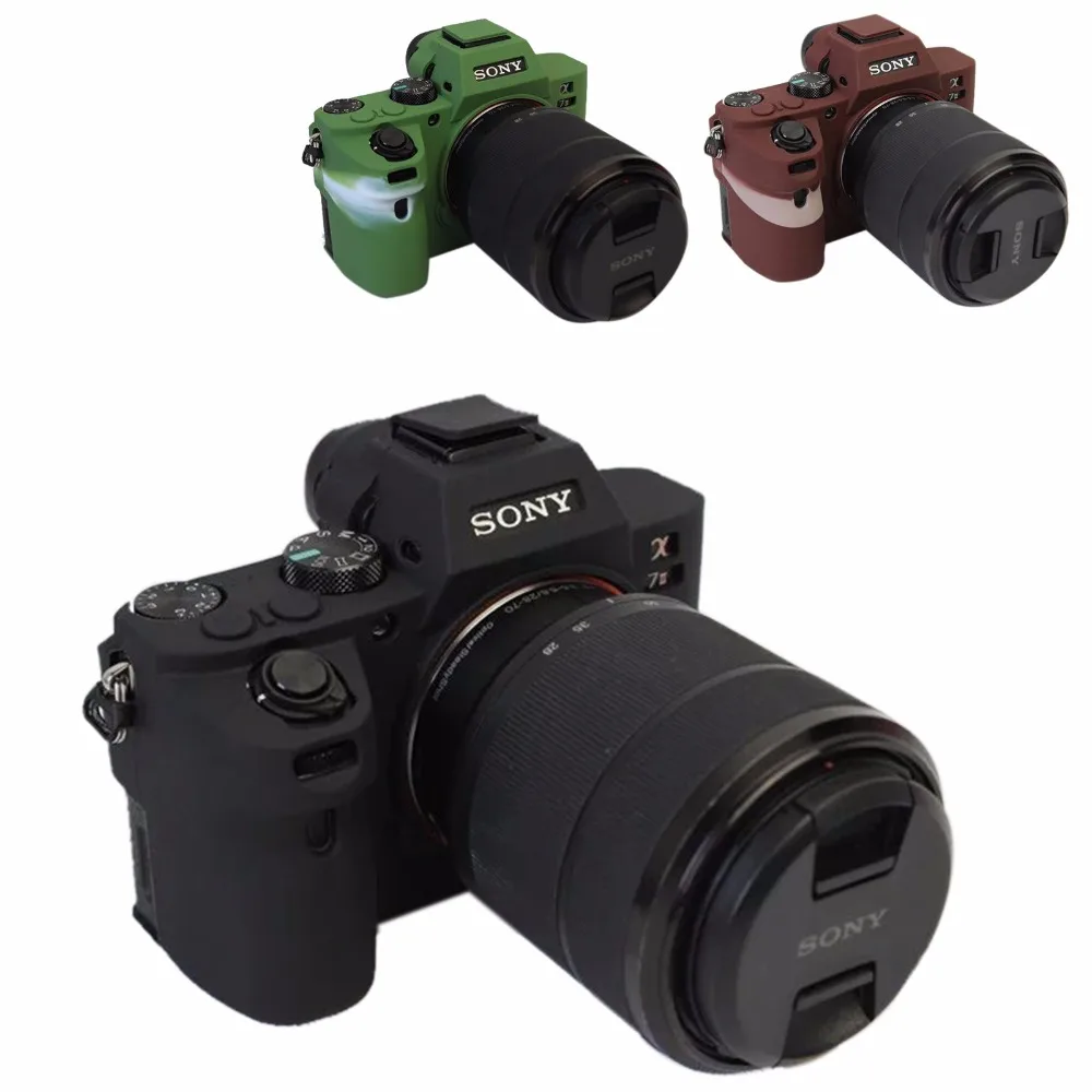 Lembut Silicone karet kamera pelindung tubuh Cover case Lembut Silicone karet kamera pelindung tubuh Cover case