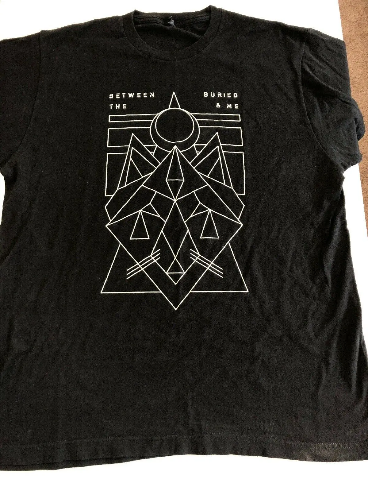 

Between The Buried and Me T Shirt Men's L Black Short Sleeve Tee
