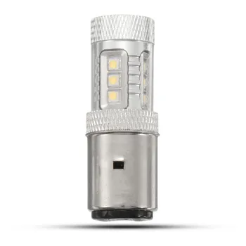 

16LED H6 Motorcycle Headlight LED Super Bright Lamp Bulbs BA20D MotorBike Moped ATV Headlamp Light Bulb