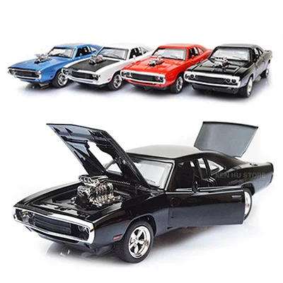 Lowest Price 1:32 kids toys Fast & Furious 7 Dodge Charger  Mini Auto metal toy cars model pull back car miniatures gifts for boys children