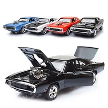 1:32 kids toys Fast & Furious 7 Dodge Charger metal toy cars model pull back car miniatures gifts for boys children