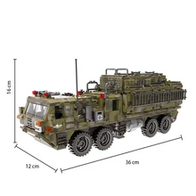Diy строительные блоки Военная серия Скорпион тяжелый грузовик набор обучающая модель совместима с L бренд игрушки для детей подарок