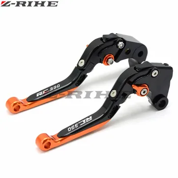 

FOR RC390 LOGO Adjustable Foldable Extendable Motorbike Brakes Clutch CNC Levers for KTM 390 Duke/RC390 2013 2014 2015 2016
