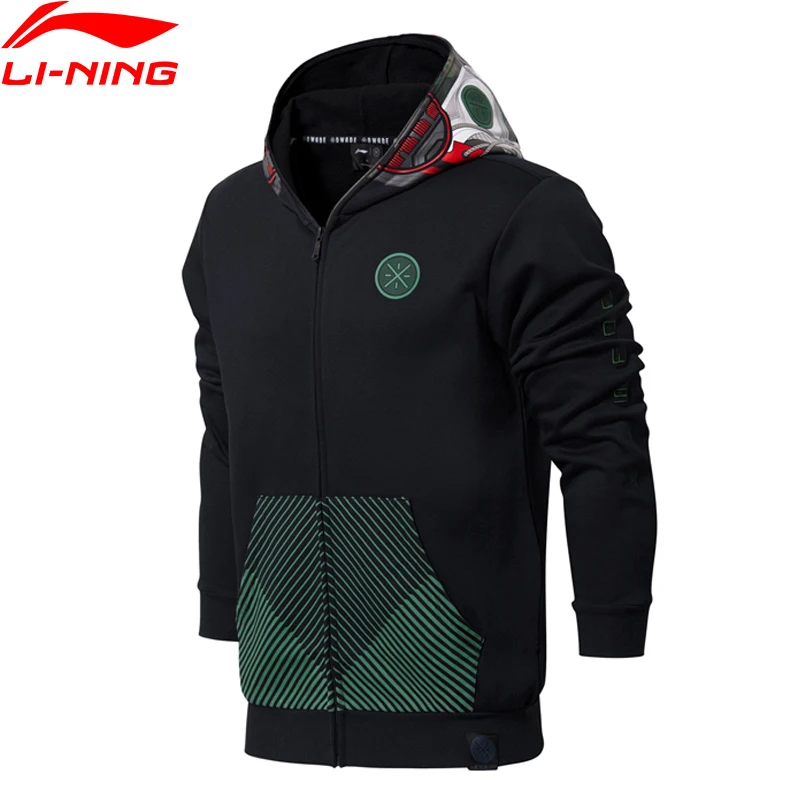 

Li-Ning Men Wade Sweater Loose Fit Hoodie LiNing Sports Sweater Comfort Tops AWDM933 MWW1381