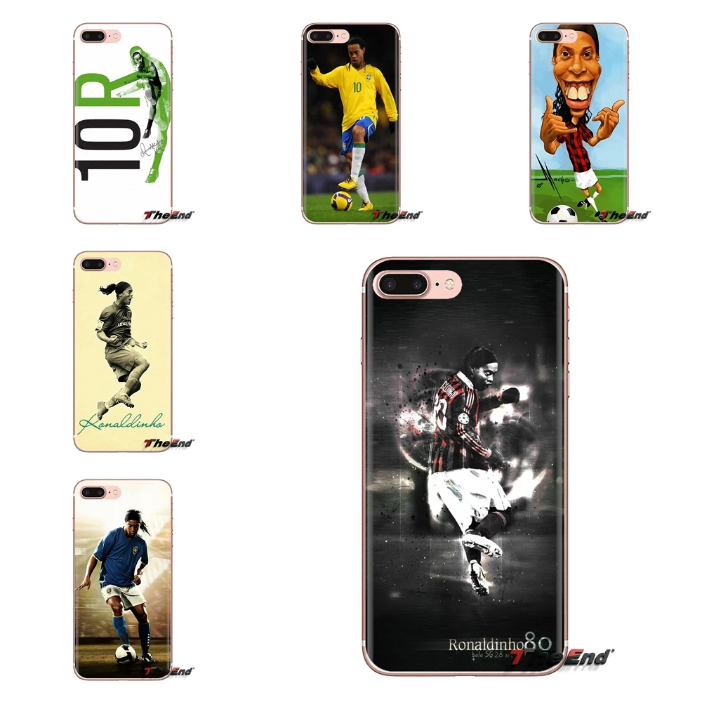 

Ronaldo Ronaldinho Soccer Star Brasil Silicone Shell Cases For iPod Touch Apple iPhone 4 4S 5 5S SE 5C 6 6S 7 8 X XR XS Plus MAX