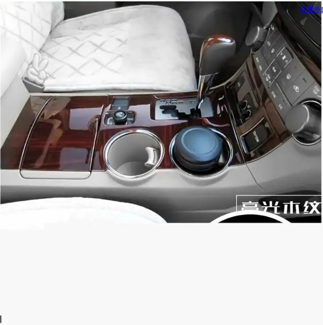 Imitation Wooden Carbin Fibre Interior Center Control Panel Fame For Toyota Highlander 2009 2010 2011 2012 2013 2014 Aa163