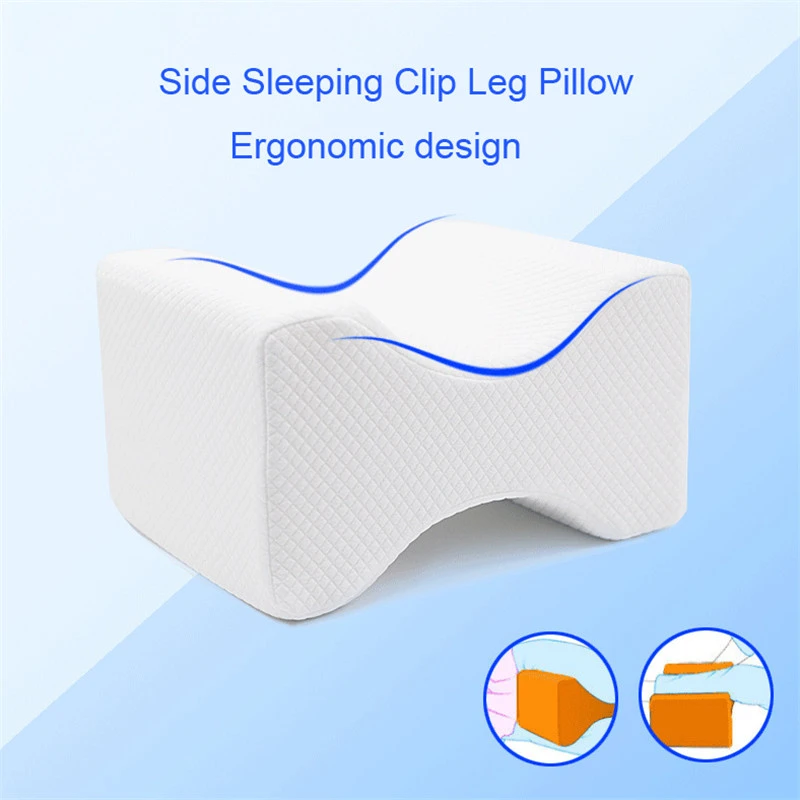 Orthopedic Slow Rebound Memory Foam Knee Leg Pregnant Women Pillow Side