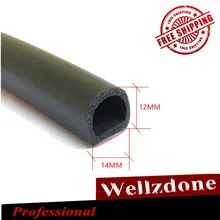 5 метров большой D стиль клейкая дверь уплотнение капот грузовика резиновая прокладка уплотнитель анти-столкновения прокладка ПВХ герметичная демпфирующая отделка