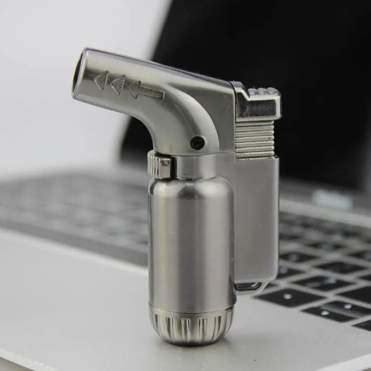Hot Compact Butane Jet Lighter Torch Lighter Gasoline Fire Windproof