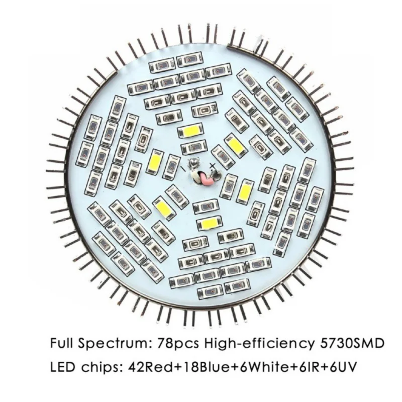 Лампочка Led растут E27 растет завод свет, завод лампы полный спектр лампы для цветущих освещение внутреннего садовых растений парниковых a