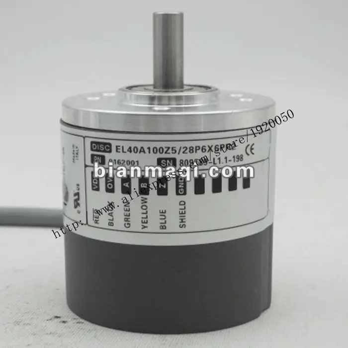 

EL40A100Z5 / 28P6X6PR2 meaning Seoul record rotary encoder / shaft diameter 6mm / 600P / R pulse