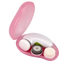 Мини высокого качества Глубокое Очищающее средство для лица Вибрация Чистка Вибрация водонепроницаемые щетки Электрический массажер для лица для ухода за кожей