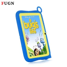FUGN Original Kids Tablets Android PC 7 inch Tabelt Quad Core 512M RAM 8GB ROM 16GB TF Card Dual Cameras with Silicone Case 8′