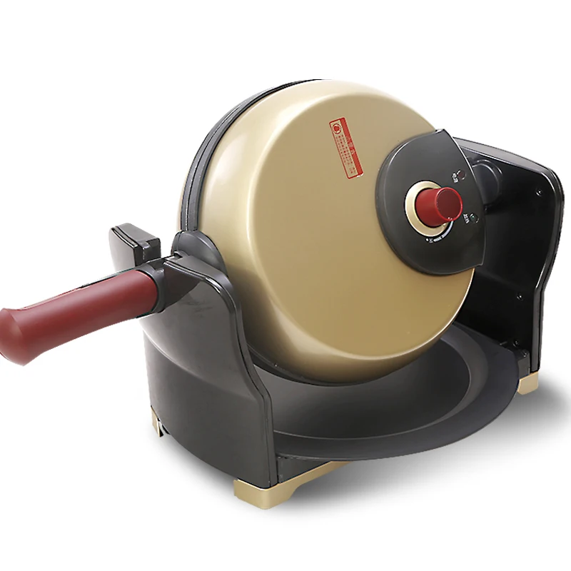 

DMWD Household Automatic Electric Waffle Iron Maker 220V Rotary Muffin Pan DIY Electric Pancake Breakfast Cake Machine