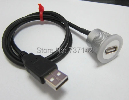 

22mm ring illuminated light USB2.0 Female A to Male A with light with 60cm wiring( black cap)