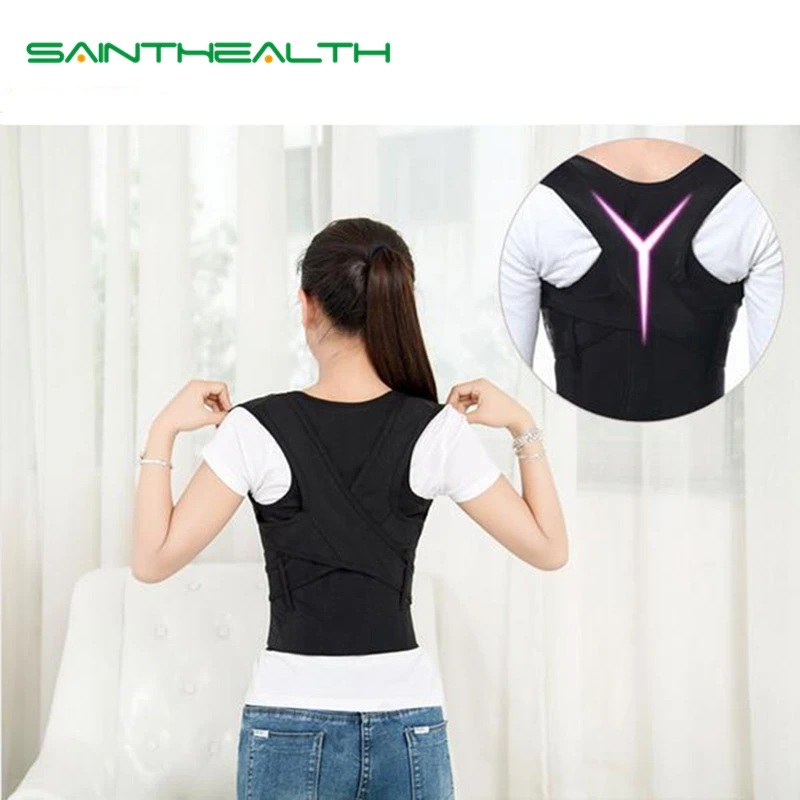 Children Adult Corset Back Posture Corrector Therapy Shoulder Lumbar Brace Spine Support Belt Posture Correction For Men Women