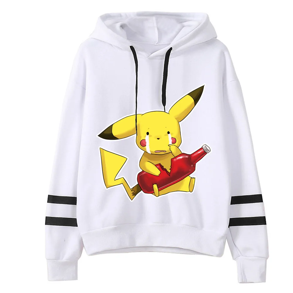 2019 весенние женские толстовки Funy Pikachu с принтом повседневные милые свитшоты