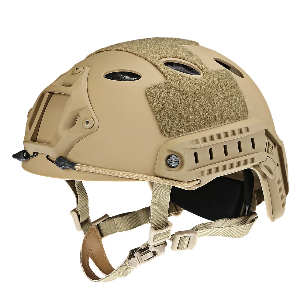 Adjustable Tactical Helmet Airsoft Gear Paintball Head Protector with