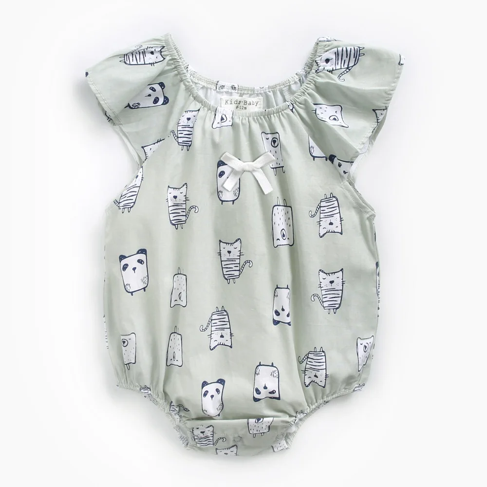 Baby Clothes Summer Baby Bodysuit Cotton Newborn Girls Clothing Button