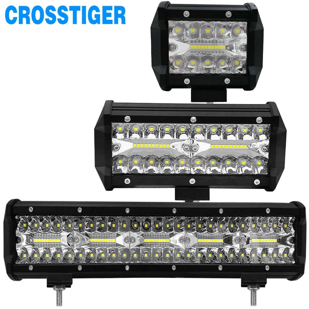 

4 7 15 Inch 60W 120W 300W LED Work Light LED Bar Combo Fog Light for Motorcycle Off Road 4WD 4x4 Truck SUV ATV Tractor Boat