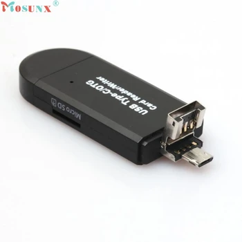 

New High Quality Card Reader USB-C Type C USB 2.0 Micro USB OTG TF SD MMC Card Reader for Phone For Macbook 1 pc