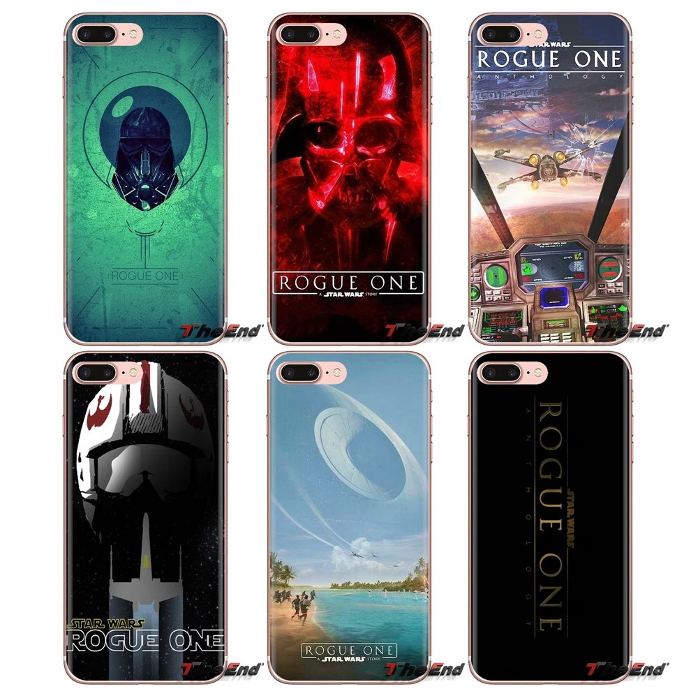 Rogue One Star Wars Transparent Soft Shell Covers For LG Spirit Motorola Moto X4 E4 E5 G5 G5S G6 Z Z2 Z3 G2 G3 C Play Plus Mini |