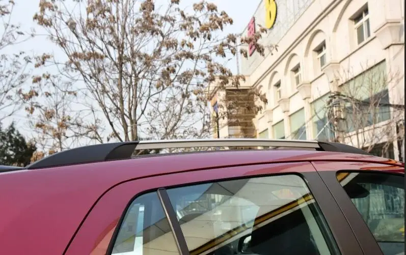 silver Decoration Roof Rack Side Rails Bars For Chevrolet TRAX 2013