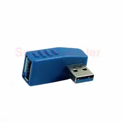 2018 newNew по вертикали справа под углом 90 градусов USB 3.0 Мужской Женский адаптер конвертер MAR2