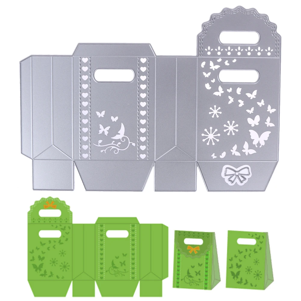 Lovely Candy Gift Box Bag Metal Cutting Dies DIY Scrapbooking 2019 New Arrival Stencil Embossing