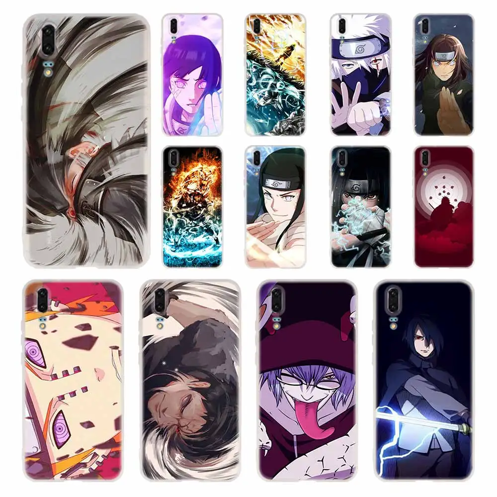 Чехол для телефона HOKAGE Uzumaki Naruto Sasuke чехлы Huawei P40 P9 P10 P20 P30 Lite Pro P Smart 2019 мягкий чехол|Бамперы| |