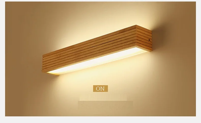  LED Solid Wood Wall Lamp (12)