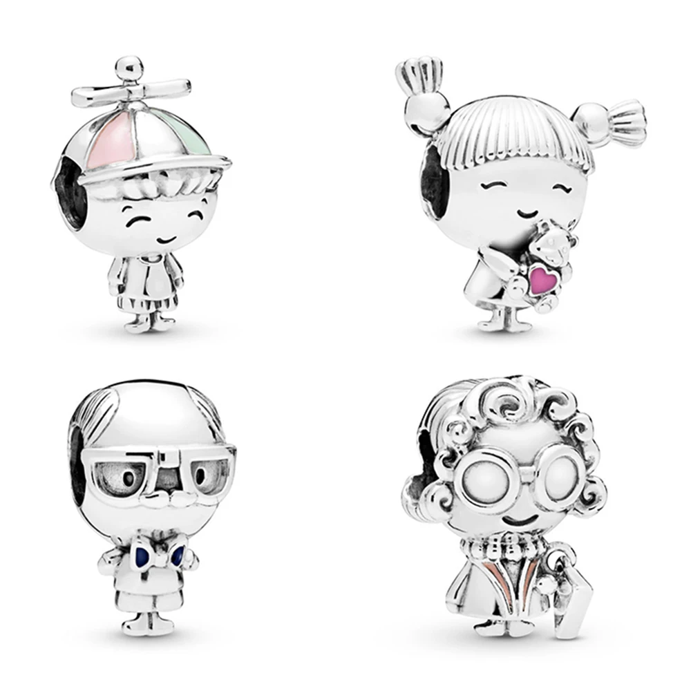 

Propeller Hat Boy Charm 100% 925 Sterling Silver Propeller Hat Boy Charms Fit Original Bracelet Diy Jewelry