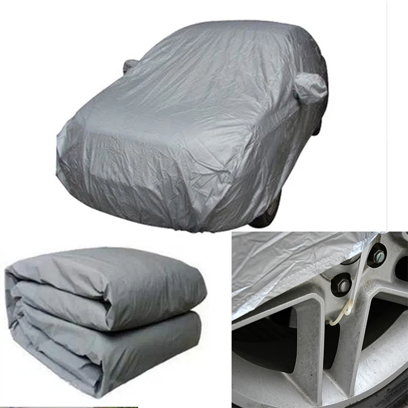 Indoor Outdoor Full Car Cover Sun UV Snow Dust Resistant Protection Car