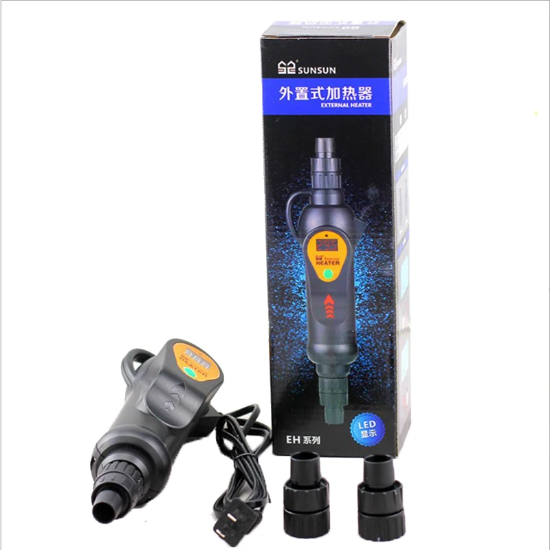 Pаспродажа Sunsun EH 300 EH 500 110 v 220 v аквариум с регулируемой температурой Внешний Нагреватель