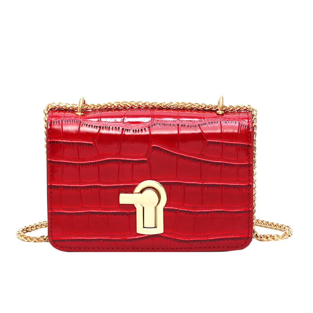 

MOLAVE Handbags hasp women bag new Fashion Women Serpentine handbag Pure Color Leather Messenger Bag Retro Crossbody package9430