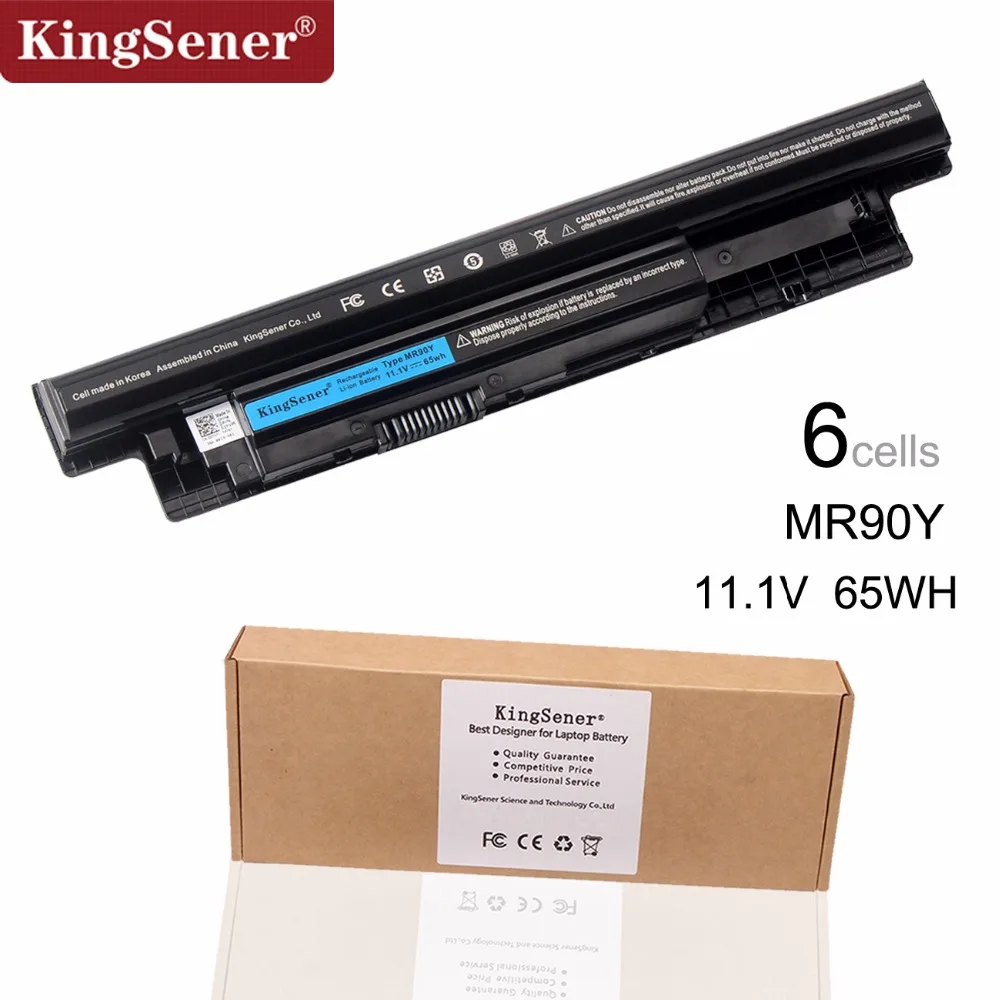 KingSener 6000 мАч корейский Аккумуляторный элемент MR90Y Батарея для Dell Inspiron 3421 3721 5421 5521 5721 3521 3437 3537 5437 5537 3737 5737 XCMRD - изображение