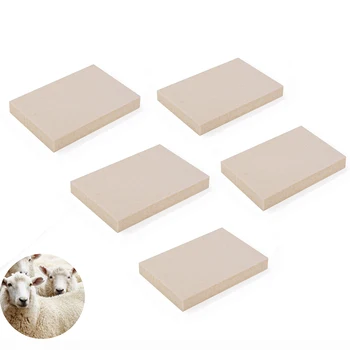 

EHDIS 5pcs Soft Wool Cleaning Scraper Window Foil Tinting Tool Vinyl Film Car Wrap Air Bubble Remove Squeegee Glass Wash Brush