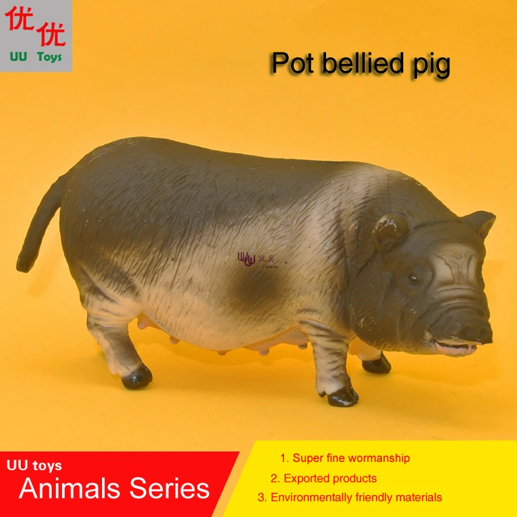 Hot toys pot bellied pig Simulation model Animals kids toys children