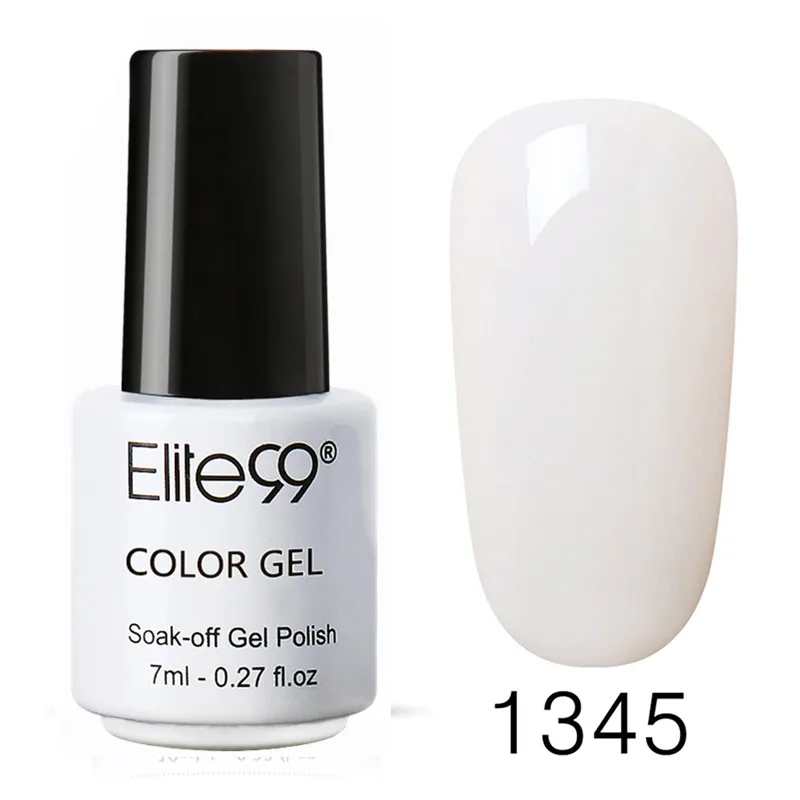 Elite99, 7 мл, чистый цвет, 1 шт., Гель-лак, Полупостоянный замачиваемый лак для ногтей для УФ-и светодиодной лампы, Модный маникюр, Гель-лак для ногтей - Цвет: 1345