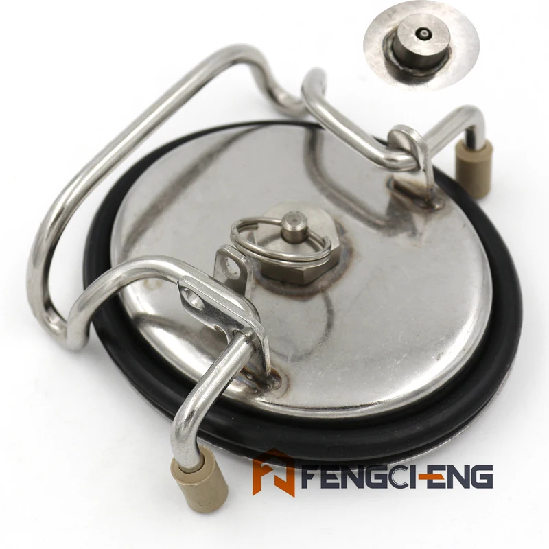 

Corny Keg Replacement Lid with stainless steel relief valve, Brand New, 130 PSI, Include O-ring, kegging equipment